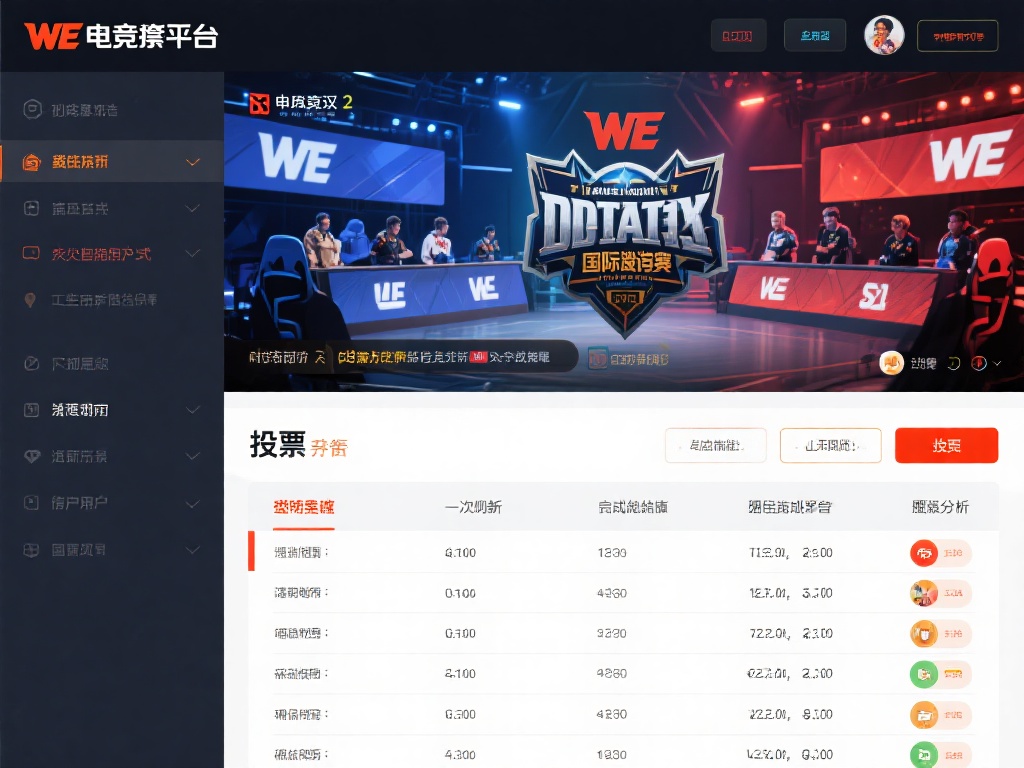 WE电竞竞猜平台：畅享顶级赛事投注全新互动新体验